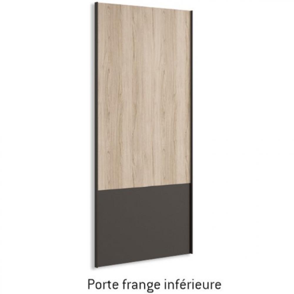 Armoire 3 portes coulissantes 296,2 x 240 couleur Arios frange Blanco Laquée porte miroir centrale