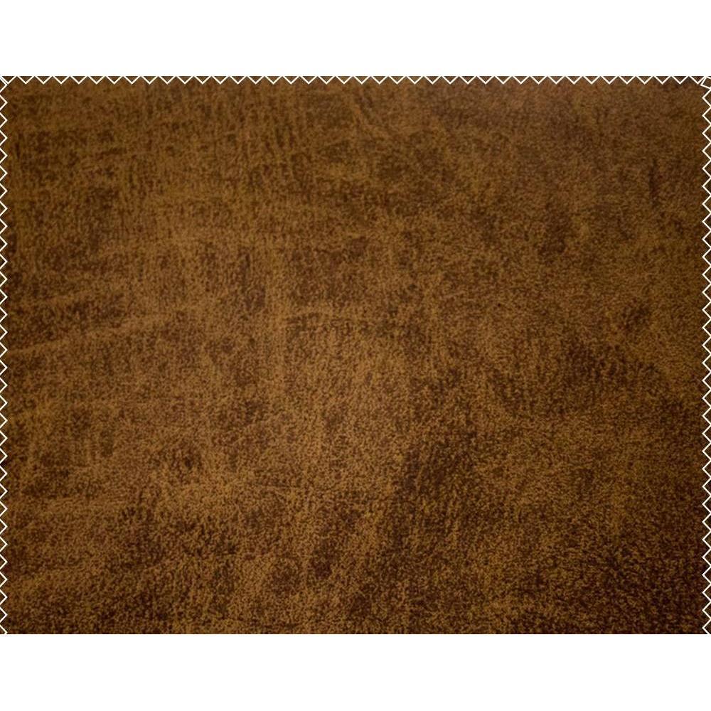 Banquette méridienne noire EDGE futon en tissu enduit vintage chocolat couchage 75*200cm