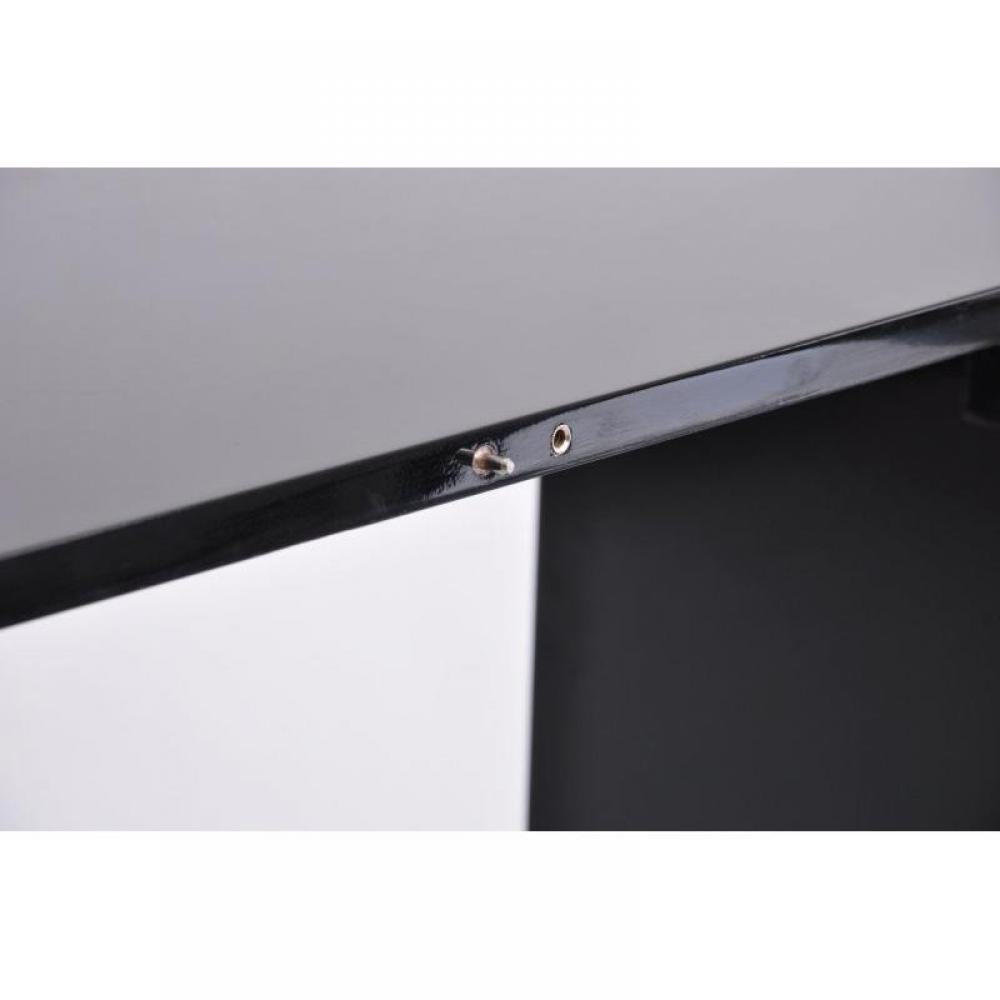 EXTEND-BAR noir, bar-console haute et extensible.
