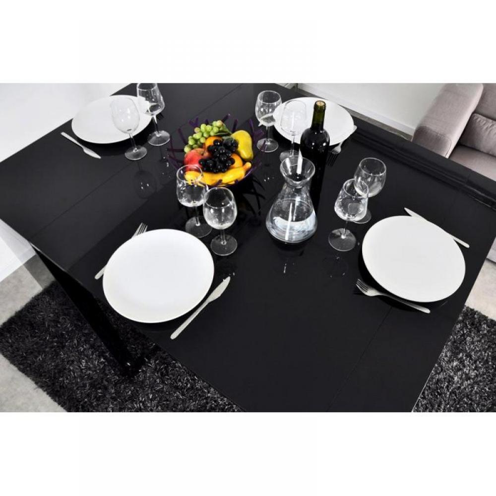 EXTEND-BAR noir, bar-console haute et extensible.