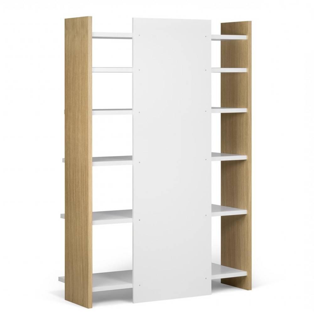 Bibliothèque LAMBERT chêne et blanc