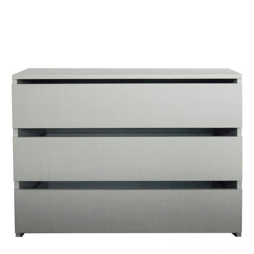 Bloc 3 tiroirs intérieurs largeur 73 cm DECOR GRIS