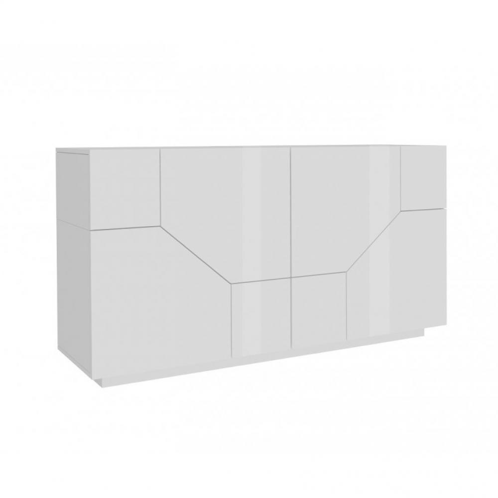 Buffet bas NALIE
blanc laqué brillant 4 portes, largeur 159 cm