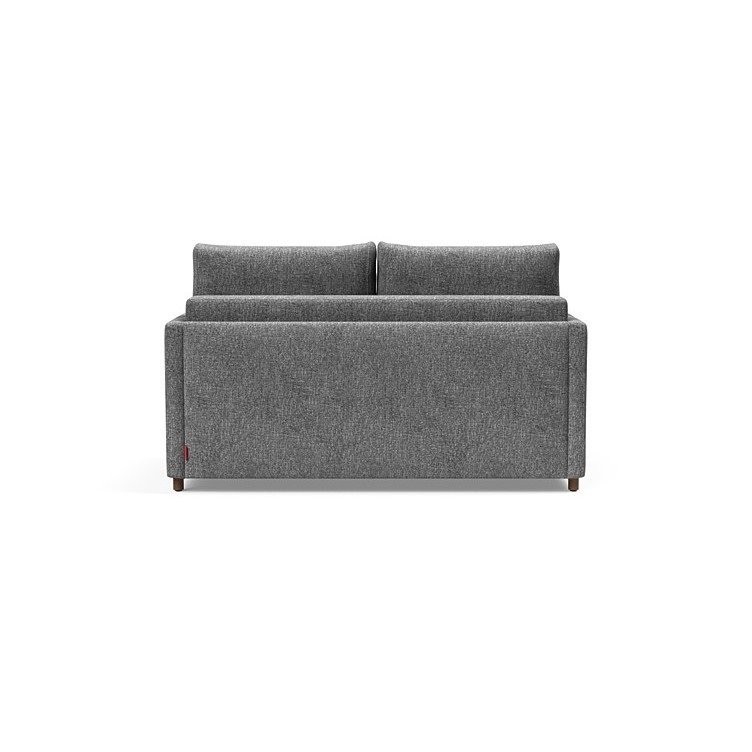 INNOVATION LIVING  Canapé NEAH SLIM convertible 140x195 tissu Twist Charcoal