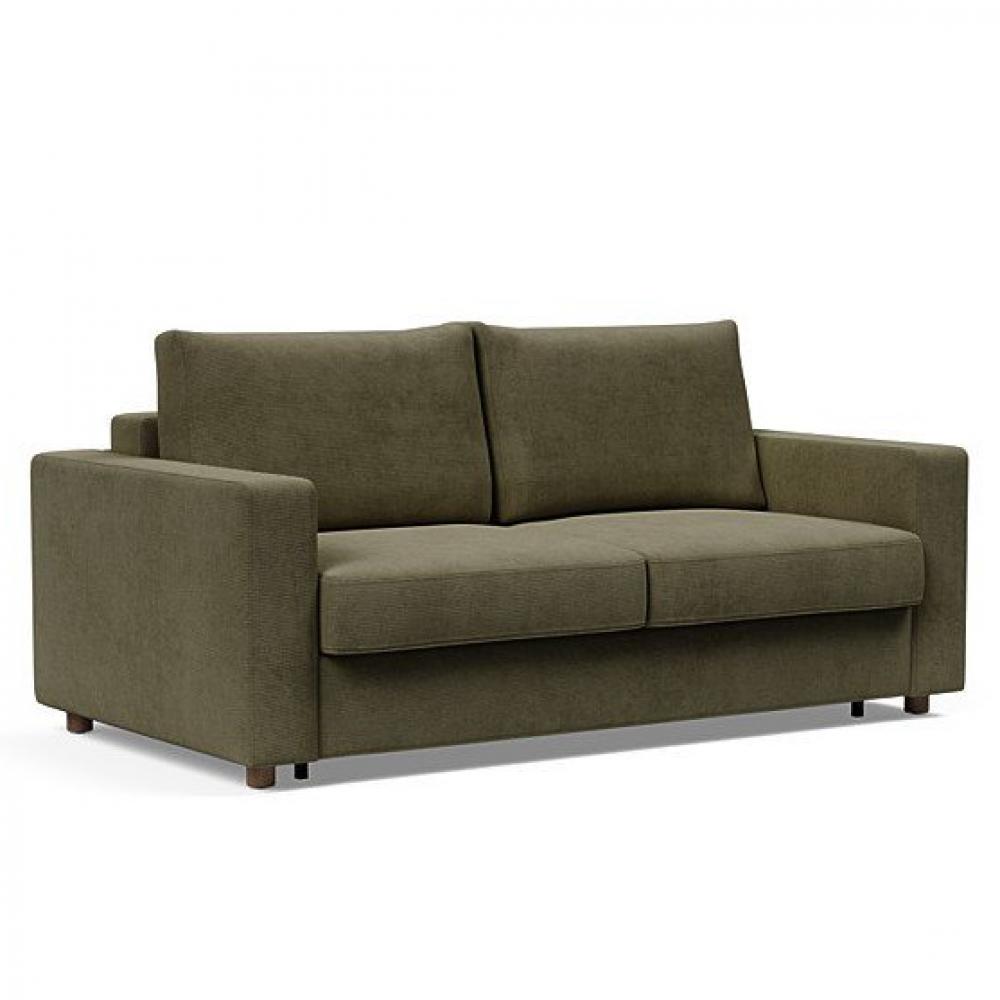 INNOVATION LIVING  Canapé NEAH STANDARD convertible 160x195 tissu Cordufine Green