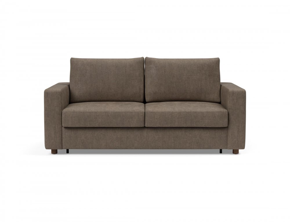 INNOVATION LIVING  Canapé NEAH STANDARD convertible 160x195 tissu Esina Cedar Brown