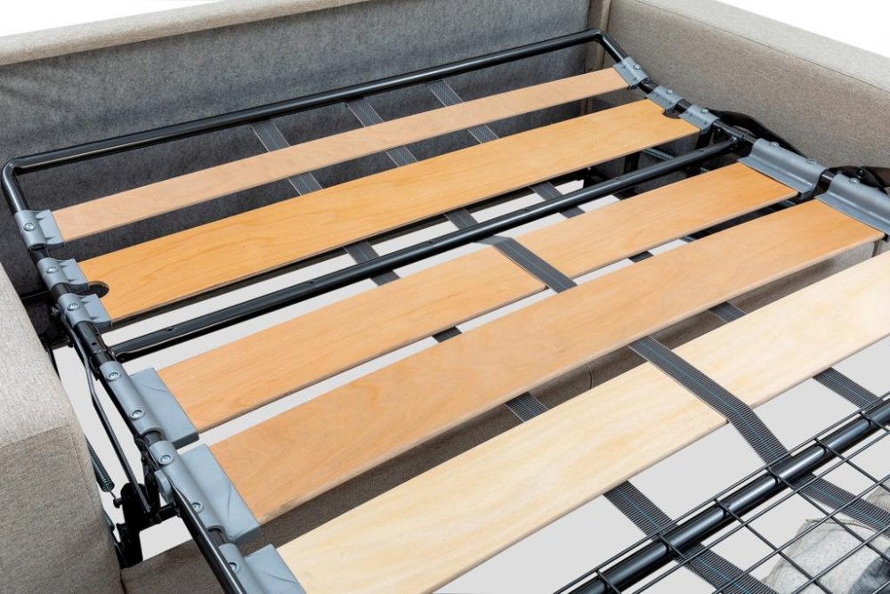 Canapé convertible express MUST matelas 160cm comfort BULTEX® 16cm sommier lattes RENATONISI