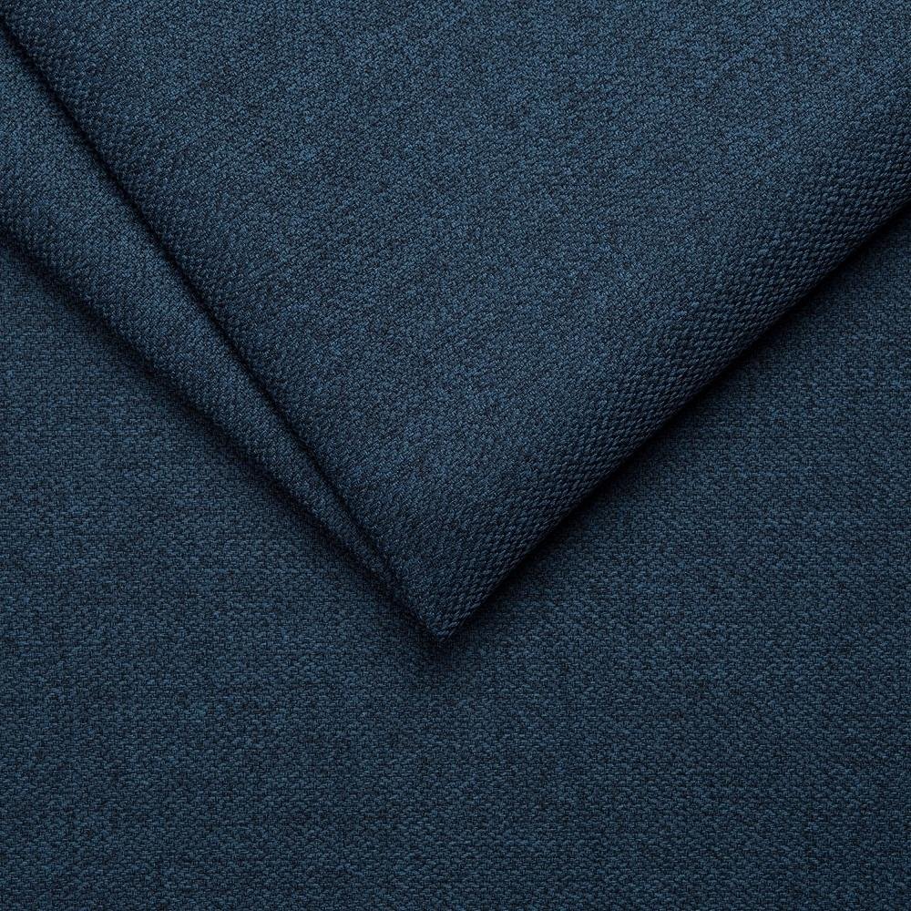 Canapé convertible express 120 IMPERIAL matelas 22 cm sommier lattes tweed Twist bleu nuit