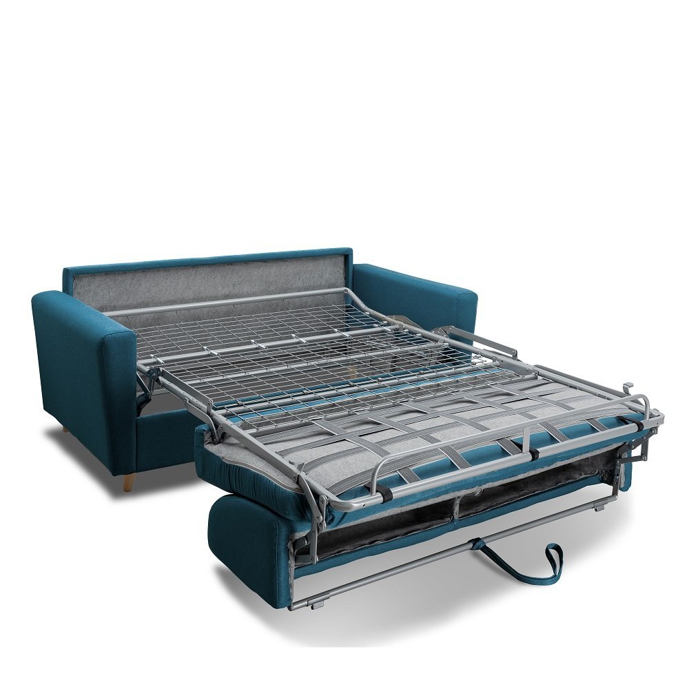 Canapé convertible express 140 TREVISE sommier métal matelas 20 cm
