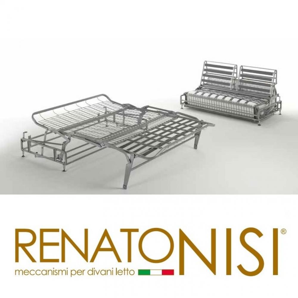 Canapé lit express COLOSSE 140 cm matelas 22 cm à mémoire de forme velours côtelé vert