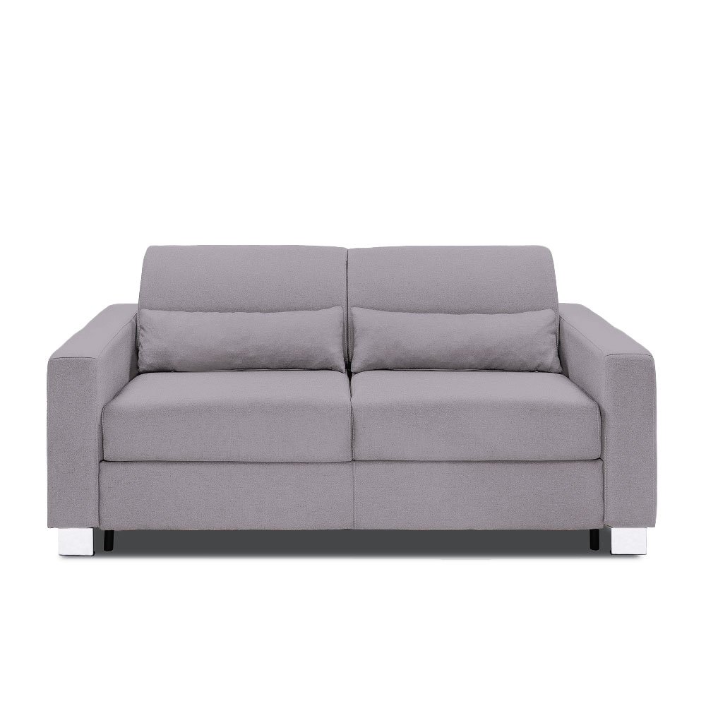 Canapé 3 places DOMUS V2 convertible EXPRESS sommier métal 140cm matelas 16cm