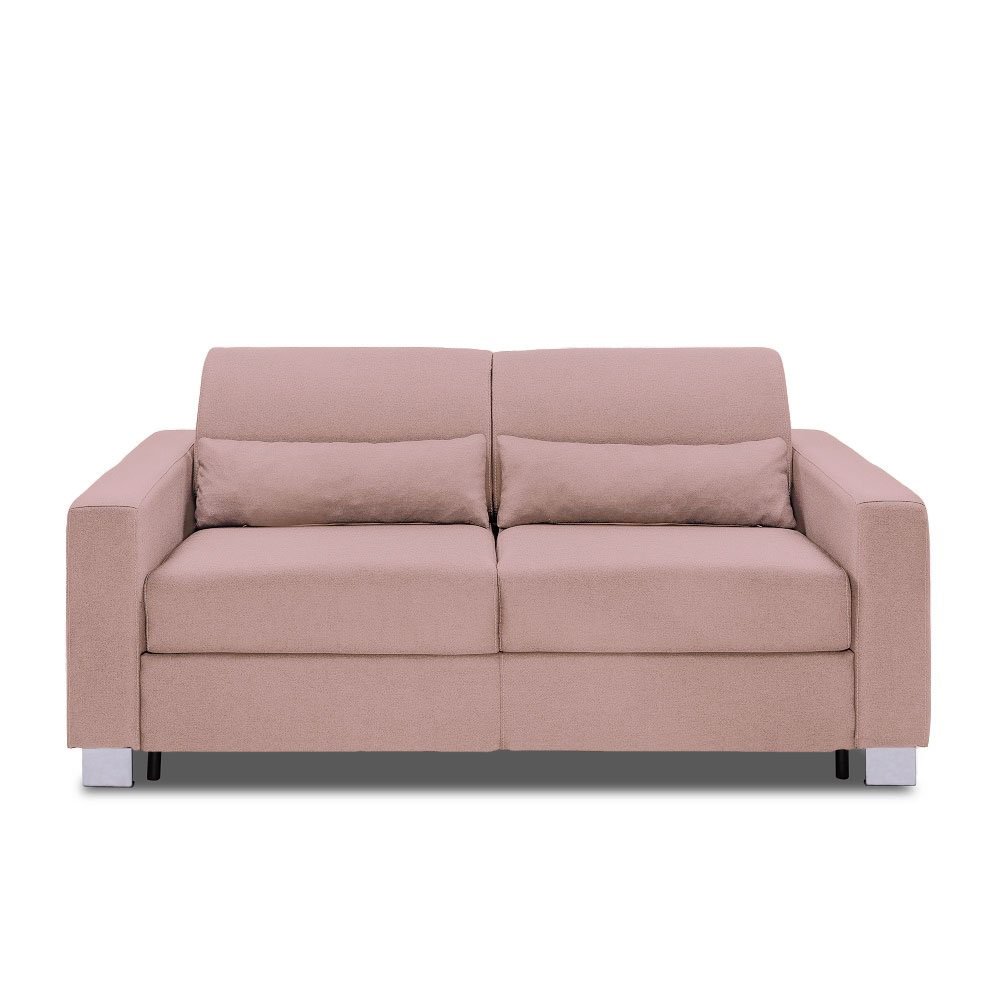 Canapé 3 places DOMUS V2 convertible EXPRESS sommier métal 140cm matelas 16cm