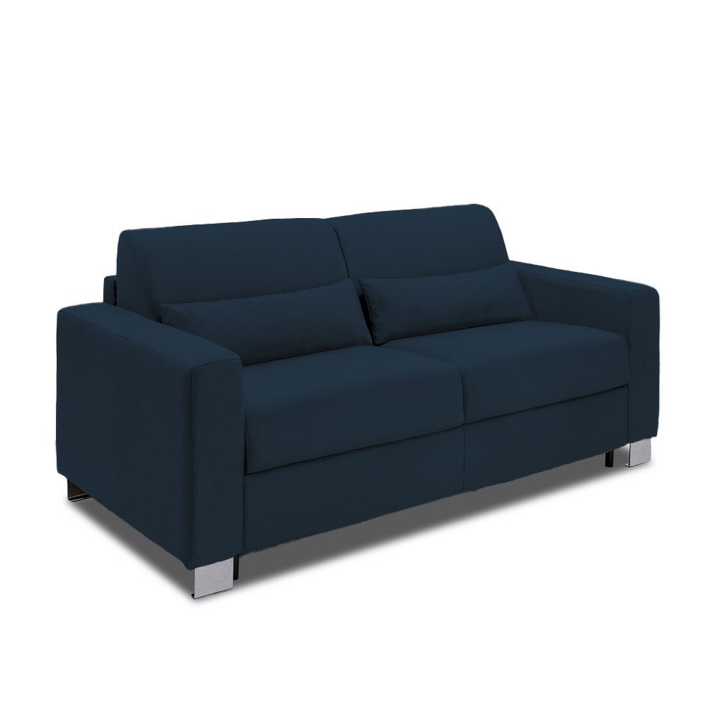 Canapé 3 places DOMUS V2 convertible EXPRESS sommier métal 140cm matelas 16cm