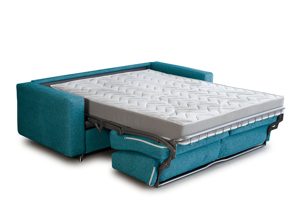 Canapé convertible express 160 HOLLY déhoussable matelas 18 cm accoudoirs larges