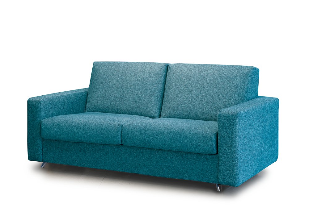 Canapé convertible express 160 HOLLY déhoussable matelas 18 cm accoudoirs larges