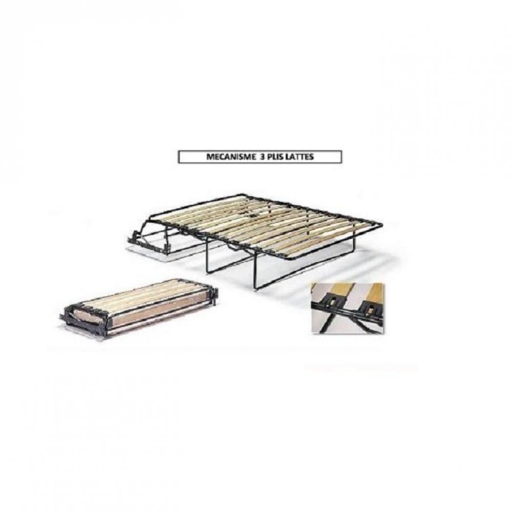 Canapé lit convertible MANHATTAN Matelas BULTEX 133*183*6 cm Sommier lattes Ouverture EXPRESS Home Spirit