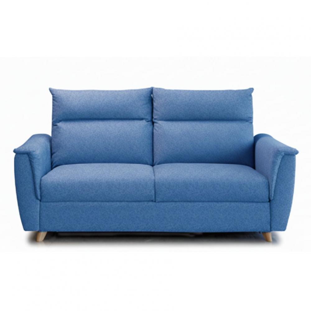 Canapé convertible express 140 PATRICIA déhoussable dossier moelleux matelas 16 cm 