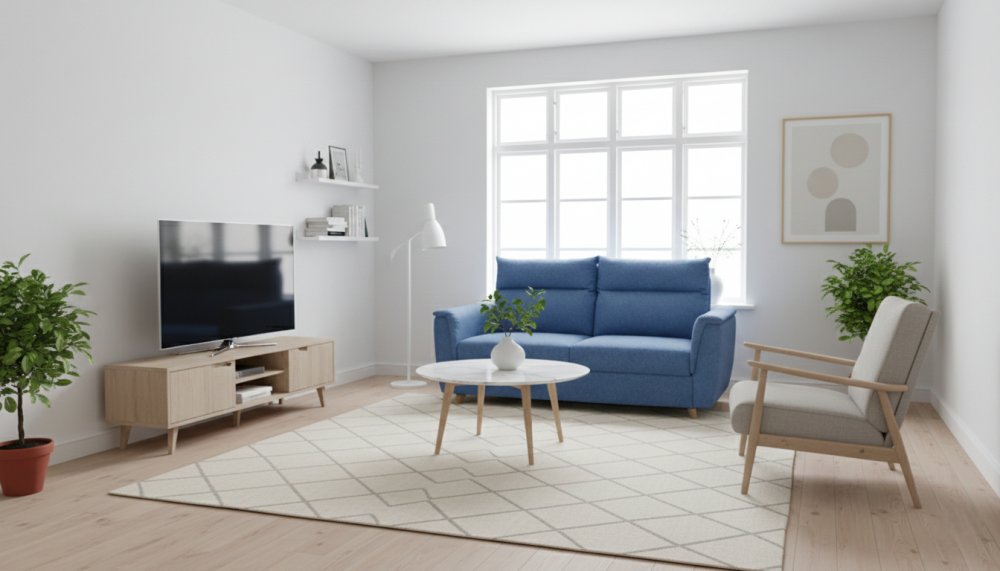 Canapé convertible express 140 PATRICIA déhoussable dossier moelleux matelas 16 cm 