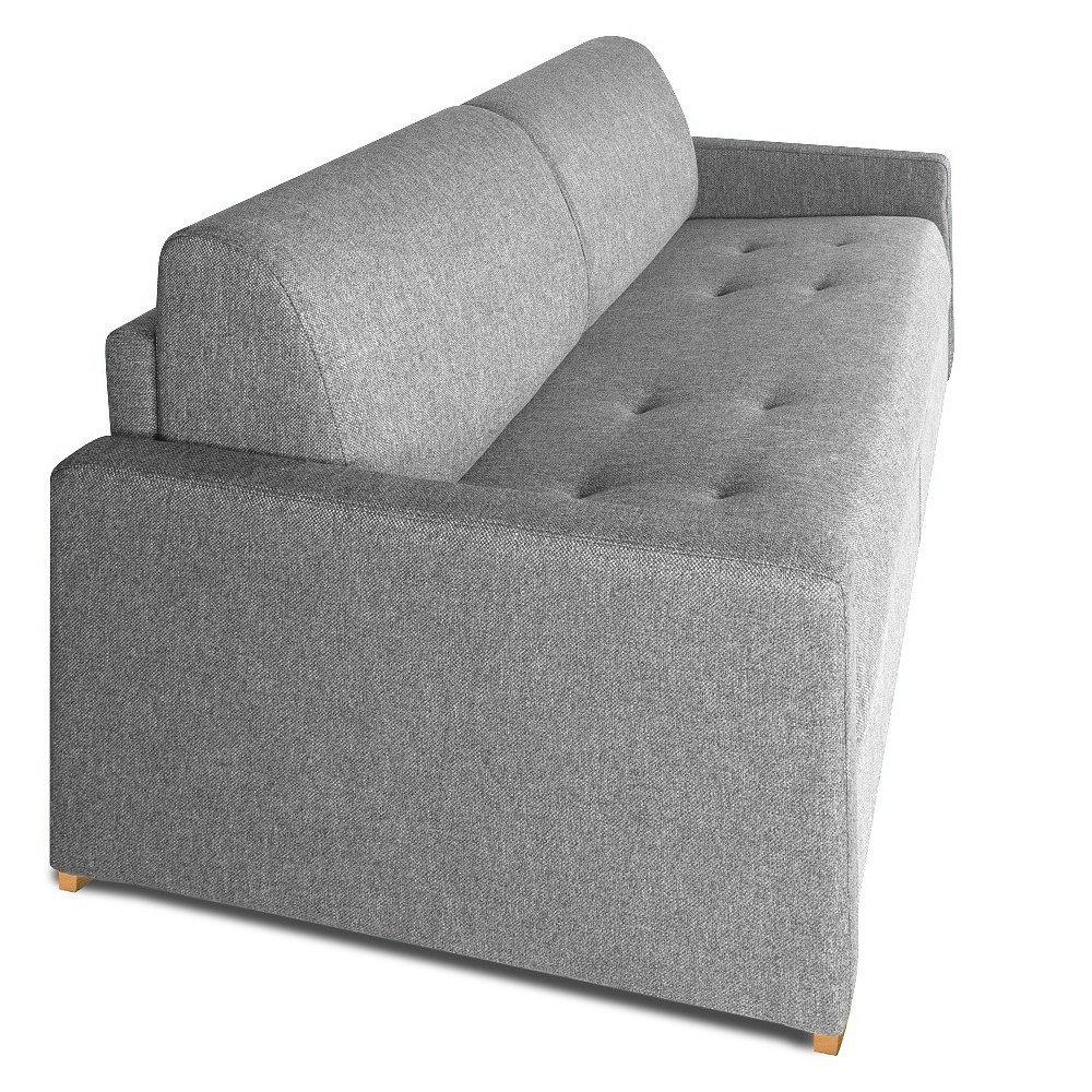 Canapé convertible express DANDY matelas 140cm comfort BULTEX® mono assise capitonnée