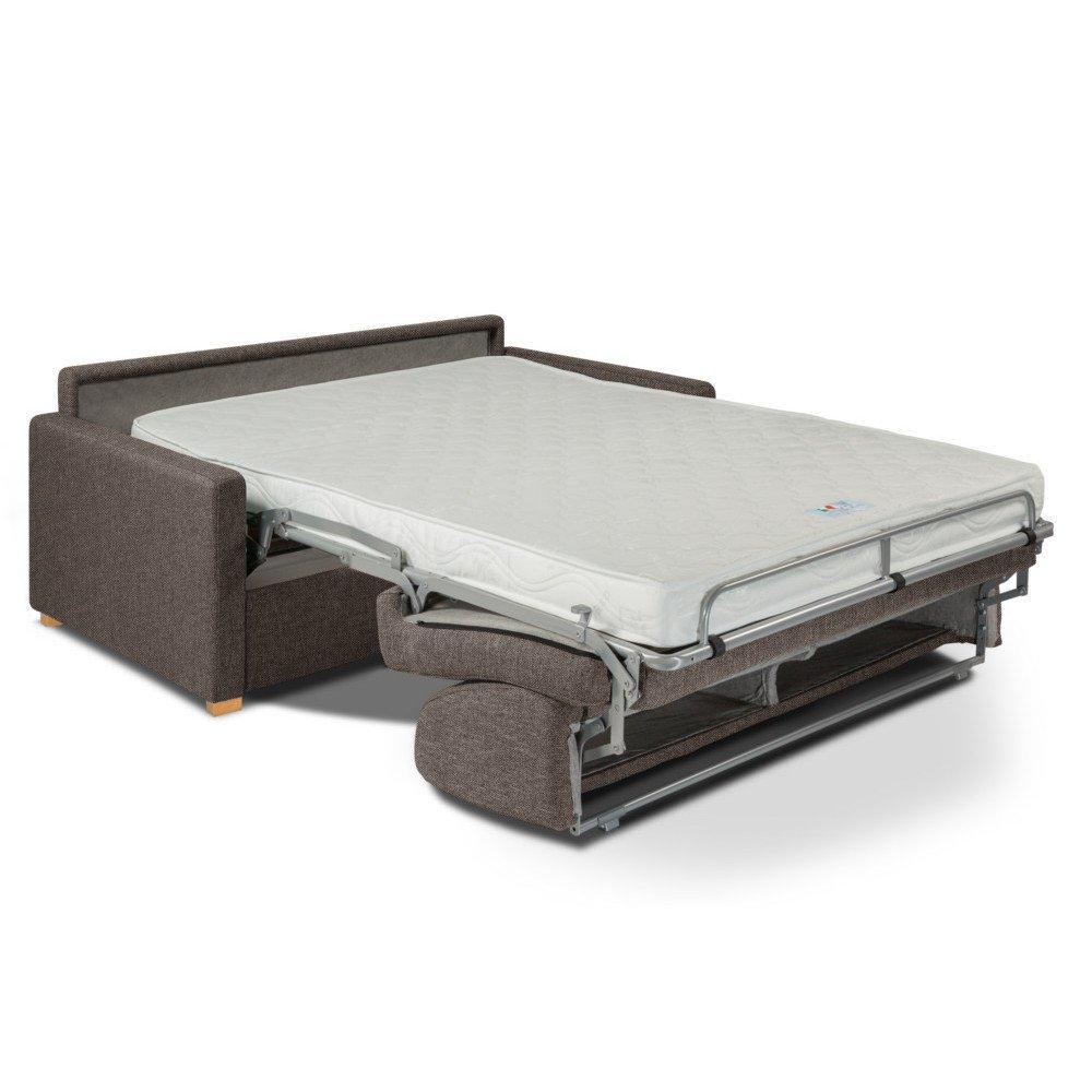 Canapé convertible express DANDY matelas 140cm comfort BULTEX® mono assise capitonnée