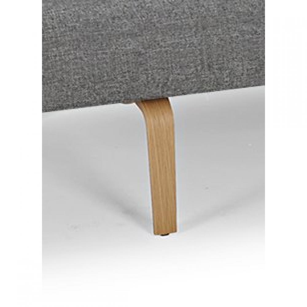 INNOVATION LIVING  Canape design ZEAL BOW convertible lit 200*70 cm tissu Elegance paprika