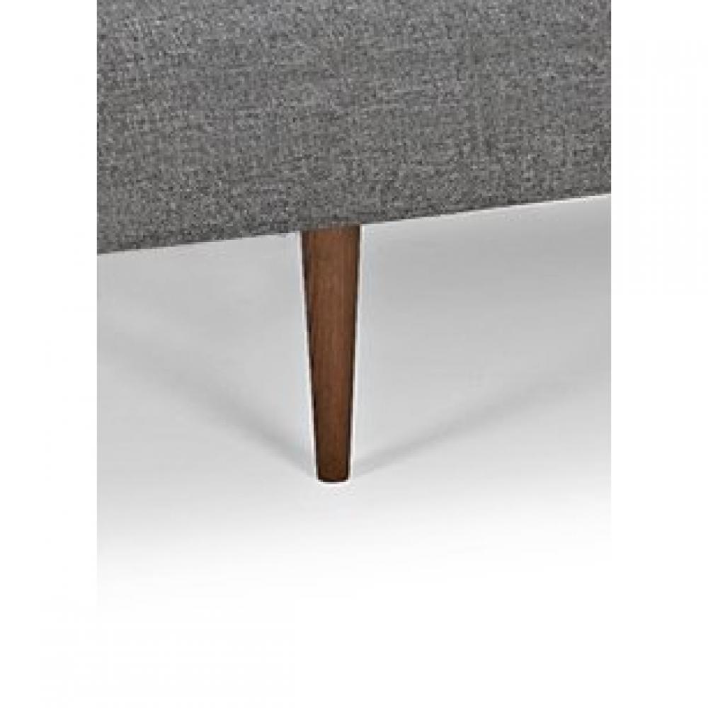 INNOVATION LIVING  Canape design ZEAL STYLETTO convertible lit 200*70 cm tissu Elegance Paprika.
