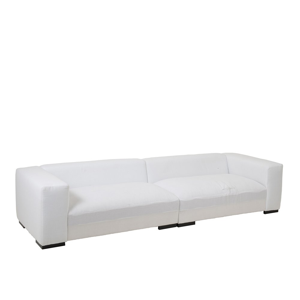 Canapé design modulable LITA 9 coussins XL Blanc