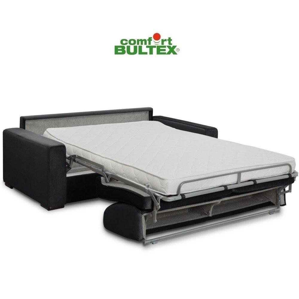 Canapé convertible express VOLOUTO matelas 140cm comfort BULTEX® 16cm sommier lattes