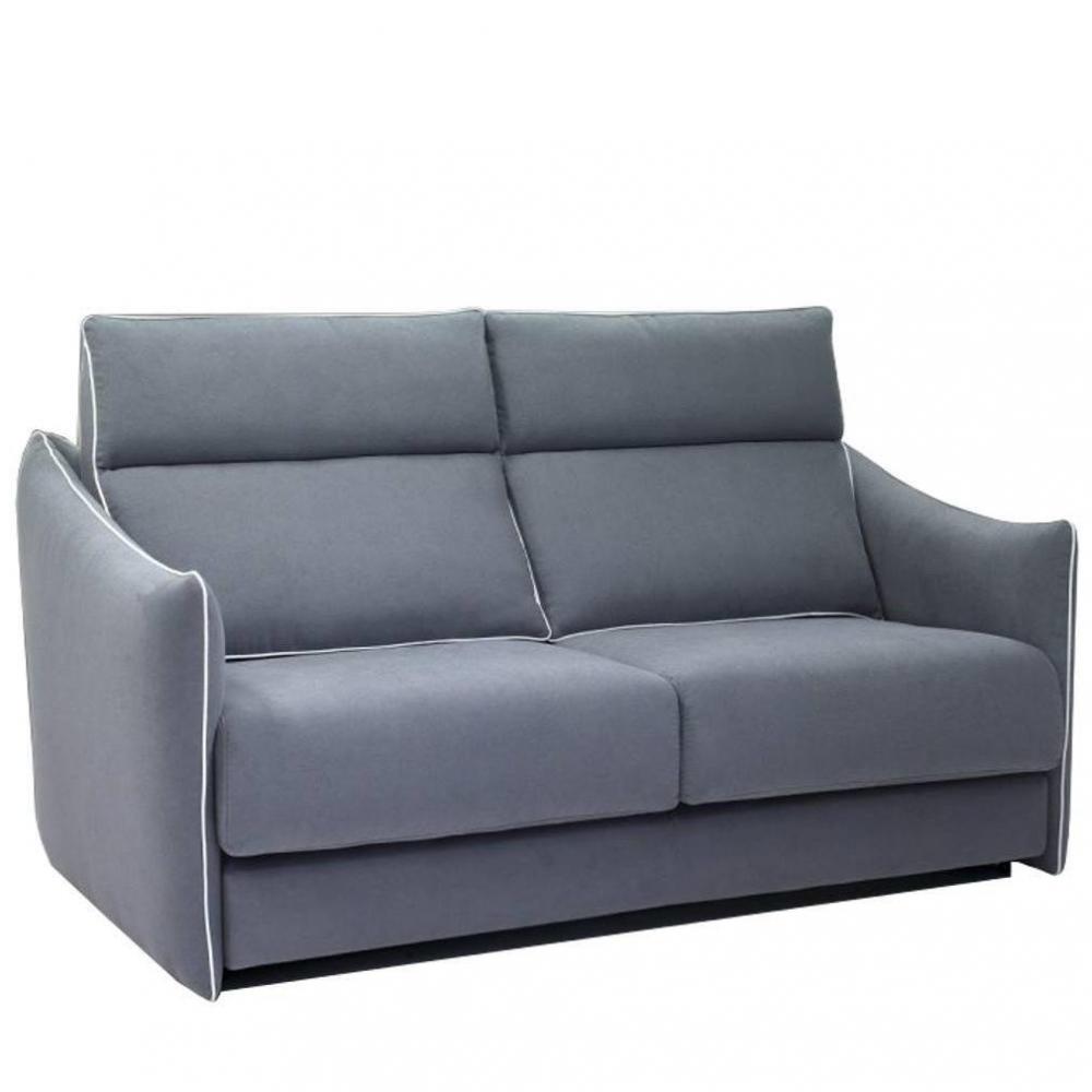 Lit escamotable avec canapé et meuble TV - GLICERIO - SO NUIT