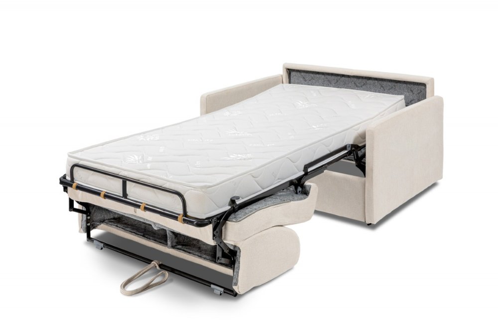 Canapé SUN convertible EXPRESS 100cm sommier métal matelas 16cm