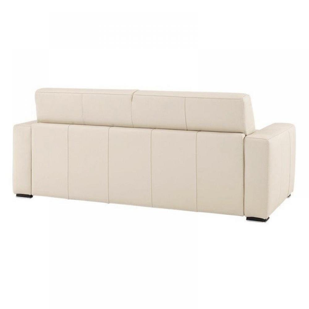 Canapé convertible EXPRESS 160cm DREAMER polyuréthane beige,. matelas 16 cm