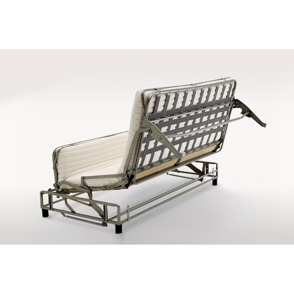 Canapé lit 3 places PARIS en microfibre noir couchage 140cm ouverture express sommier lattes RENATONISI