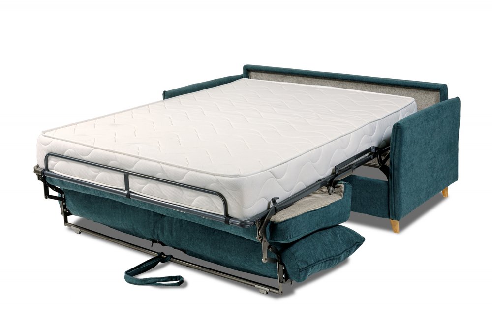 Canapé convertible express 140 RASPAIL matelas 20 cm sommier LATTES