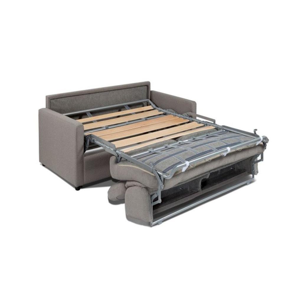 Canapé convertible EXPRESS  SQUADRA 120 cm  polyuréthane rouge clair sommier lattes RENATONISI