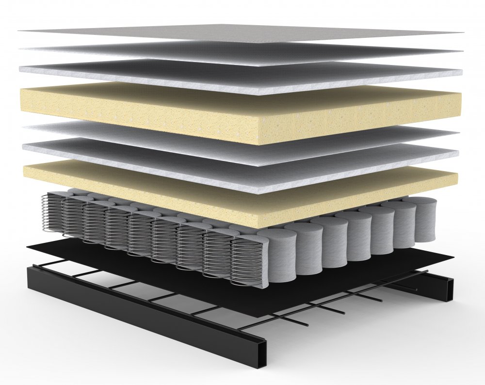 INNOVATION LIVING  Canapé lit CONE convertible 160x195 tissu Esina Cedar Brown