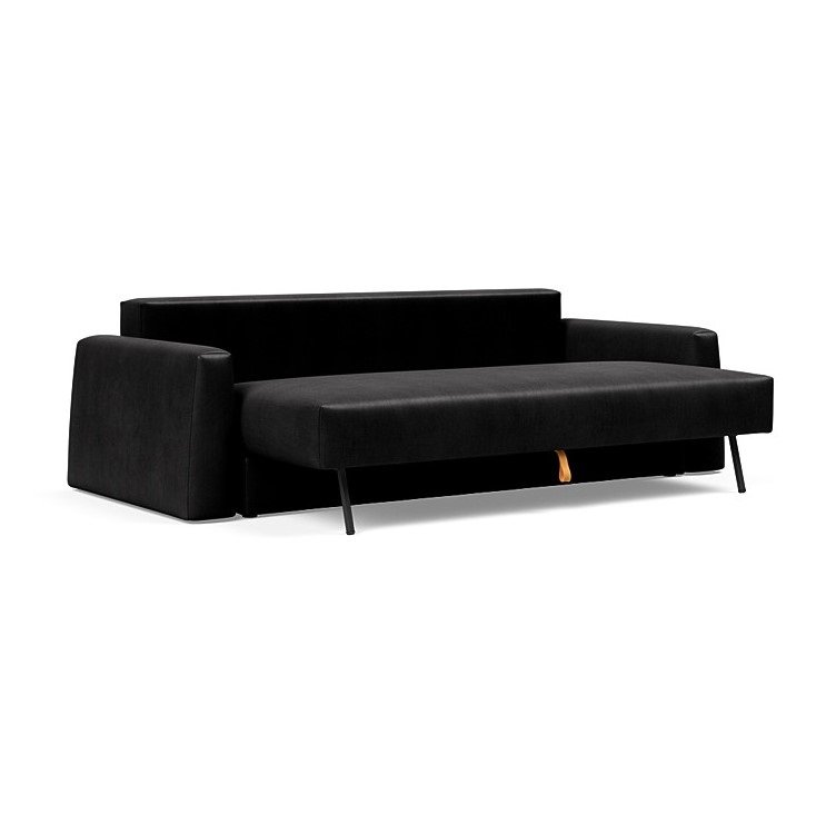 INNOVATION LIVING  Canapé lit CONE convertible 160x195 tissu Faunal Black