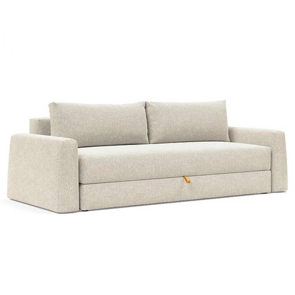 INNOVATION LIVING  Canapé lit CONE convertible 160x195 tissu Taura Off White