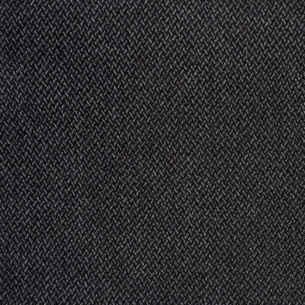 Canapé convertible express DOMUS 140cm matelas 18cm sommier lattes tissu gris anthracite