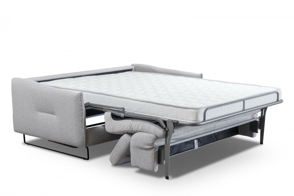 Canapé convertible express 140 GEORGE têtières réglables matelas 13 cm 