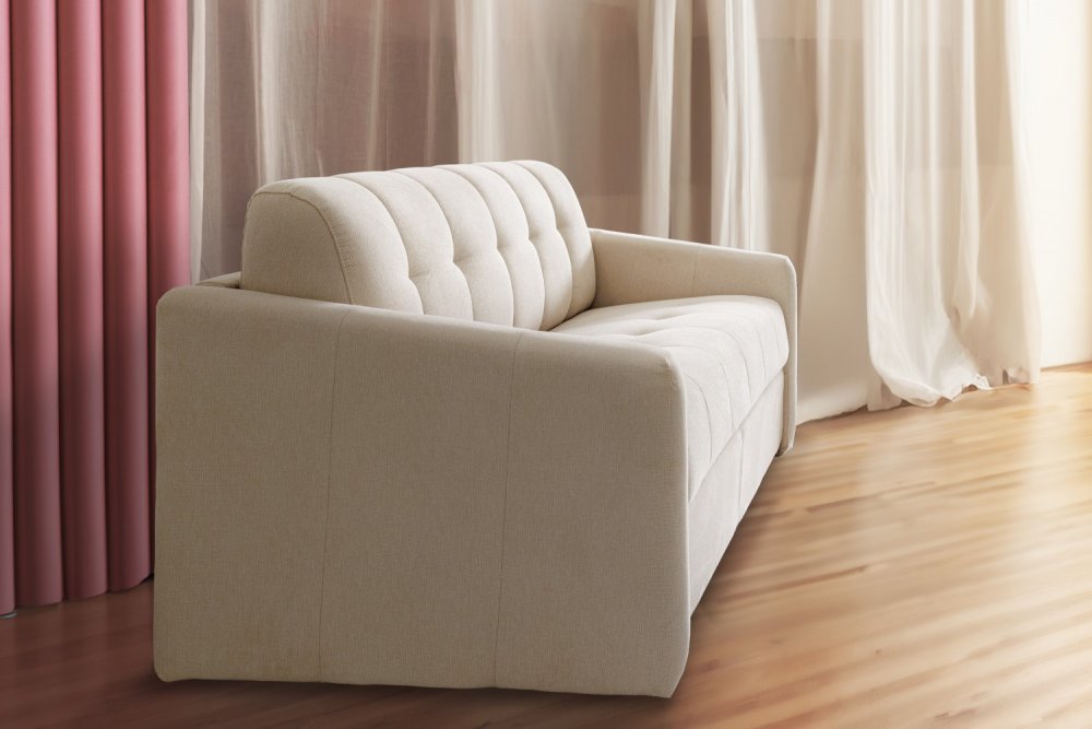 Canapé lit VALLAURIS convertible EXPRESS 140cm sommier métal matelas 16 cm