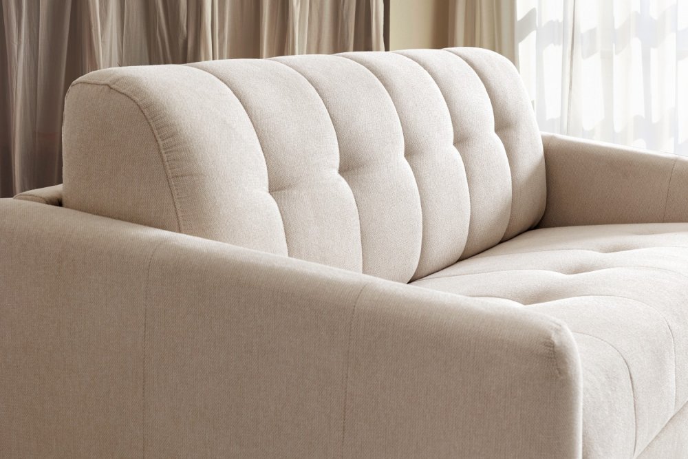 Canapé lit VALLAURIS convertible EXPRESS 140cm sommier métal matelas 16 cm