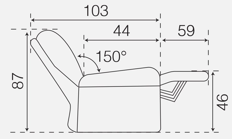 Canapé relax 3 places électrique STELLAR micro peau gris clair & gris foncé
