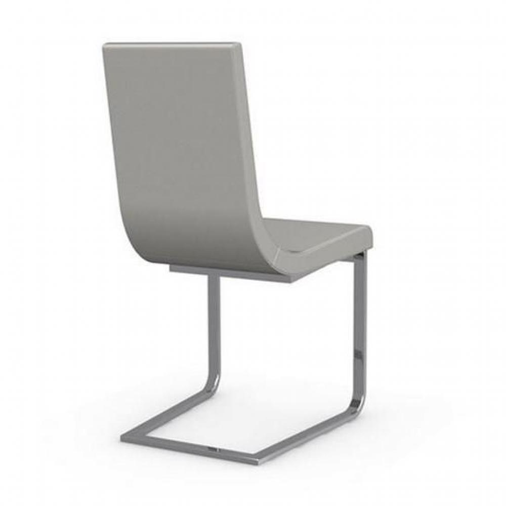 CRUISER chaise haut de gamme de CALLIGARIS assise cuir blanc