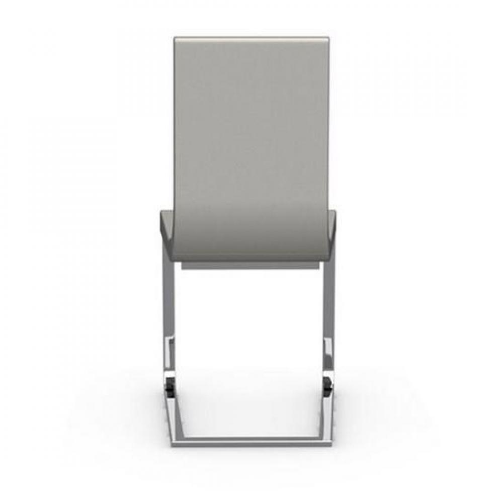 CRUISER chaise haut de gamme de CALLIGARIS assise cuir blanc