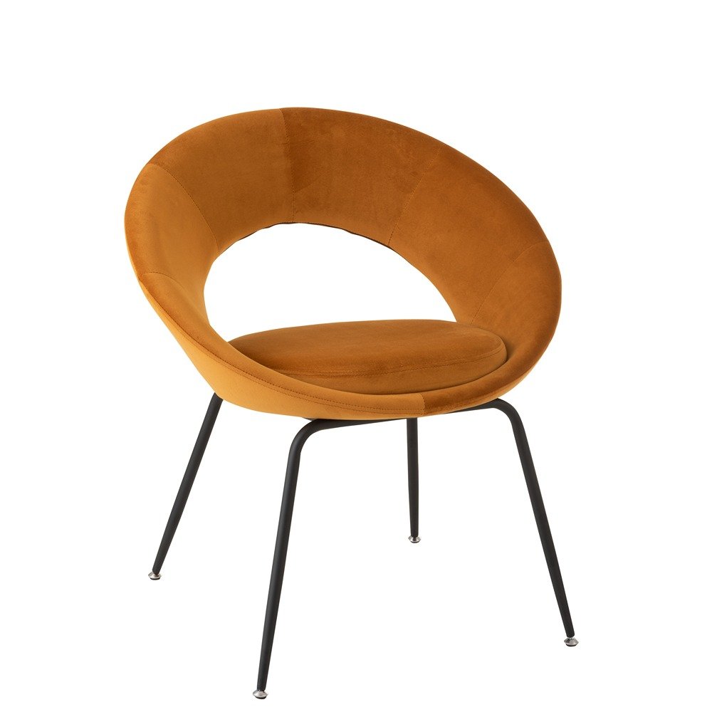 Chaise TROE Ronde avec Trou  / Ocre