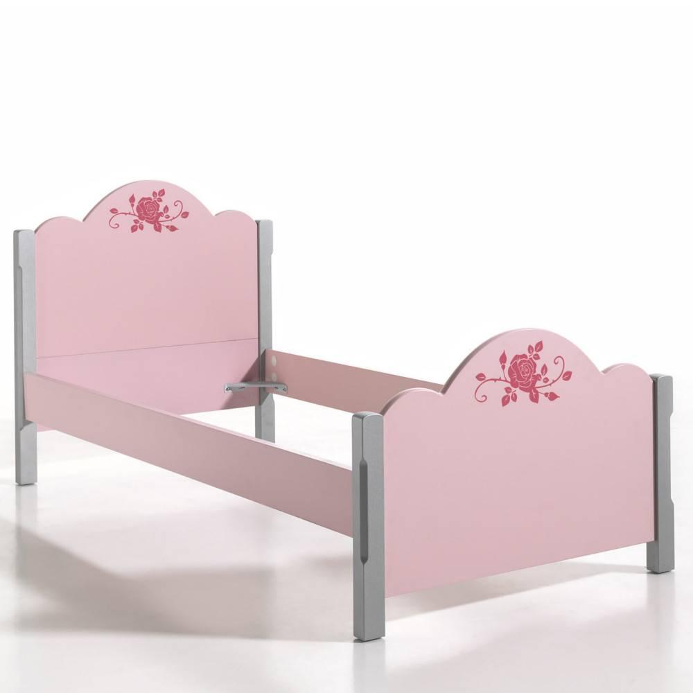 Ensemble chambre à coucher 3 éléments LYLI rose/gris