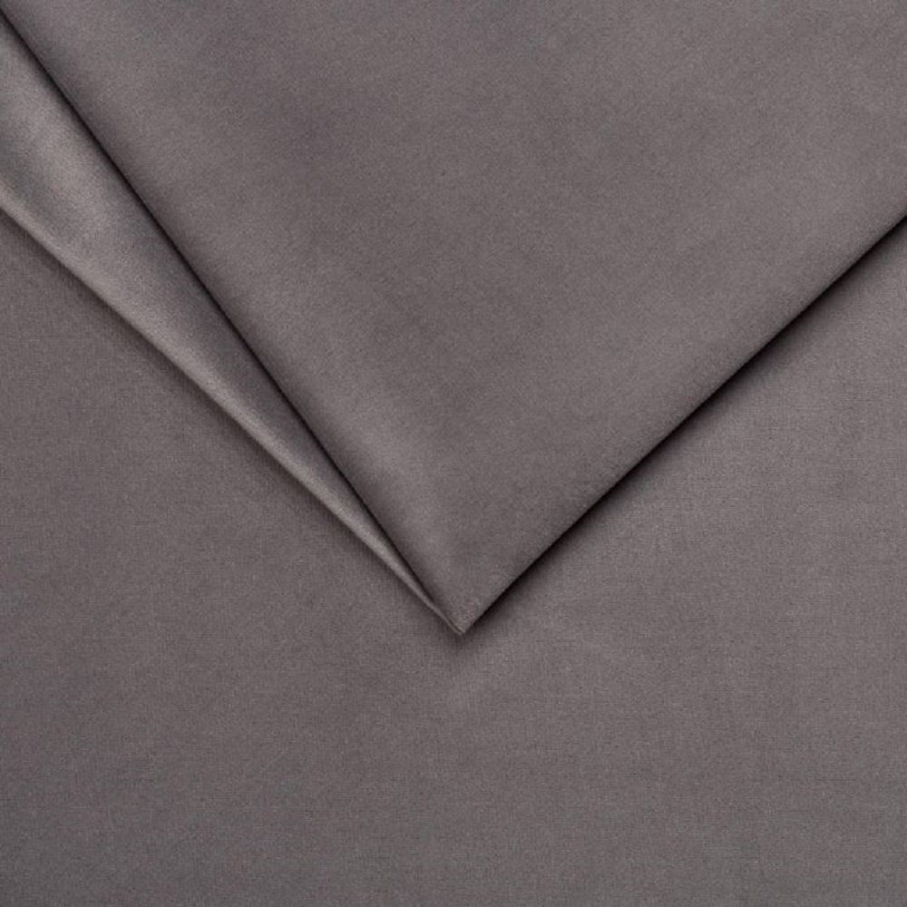 Canapé 3-4 places CHESTERFIELD Convertible Express 160 cm sommier lattes matelas 16 velours gris éléphant