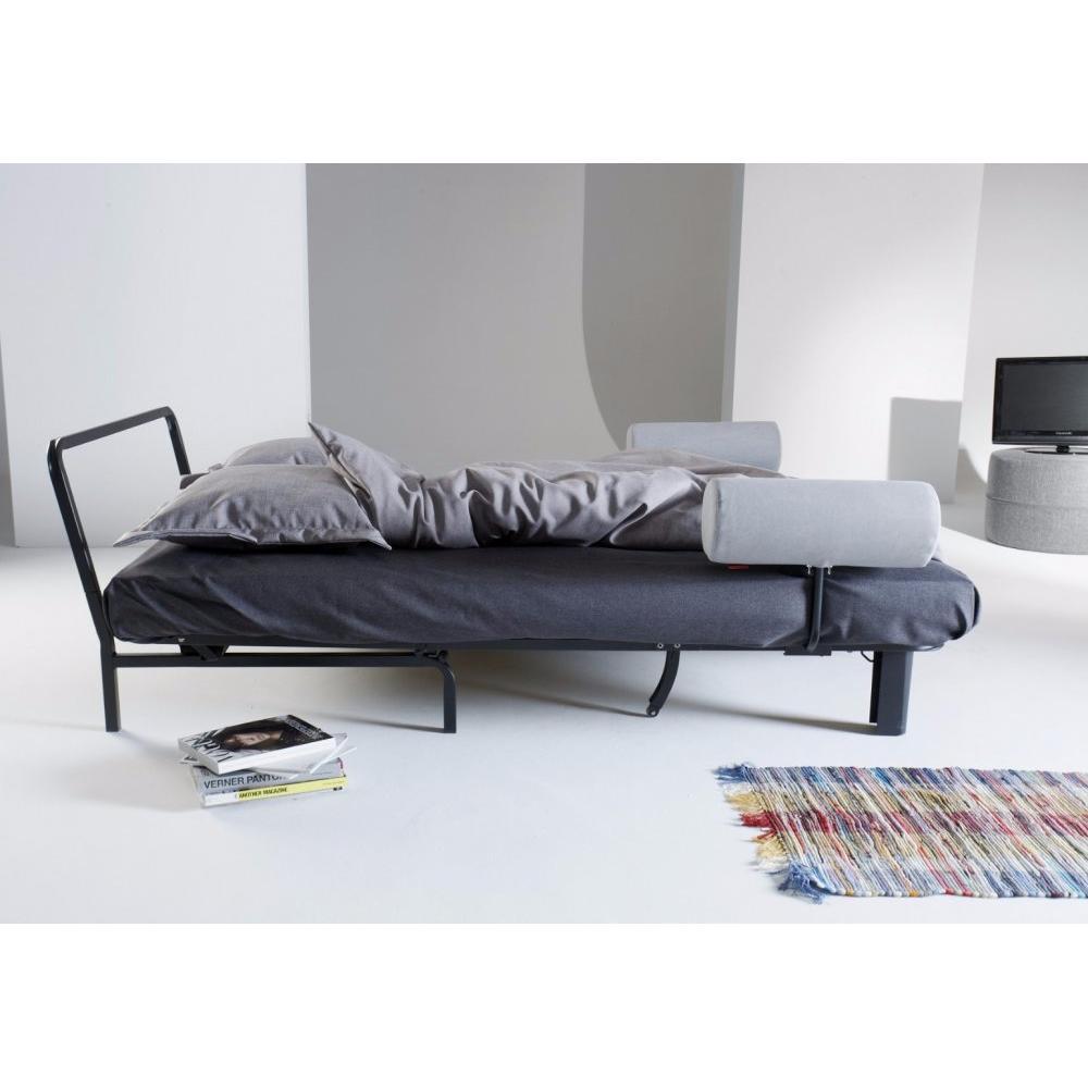 INNOVATION LIVING Canapé BZ convertible design avec accoudoirs ALVIS   200*140cm