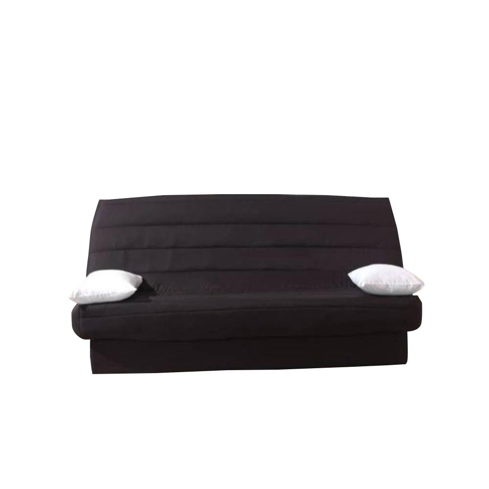 CLIC CLAC convertible LAUSANNE couleur noir 130*190cm matelas 12cm