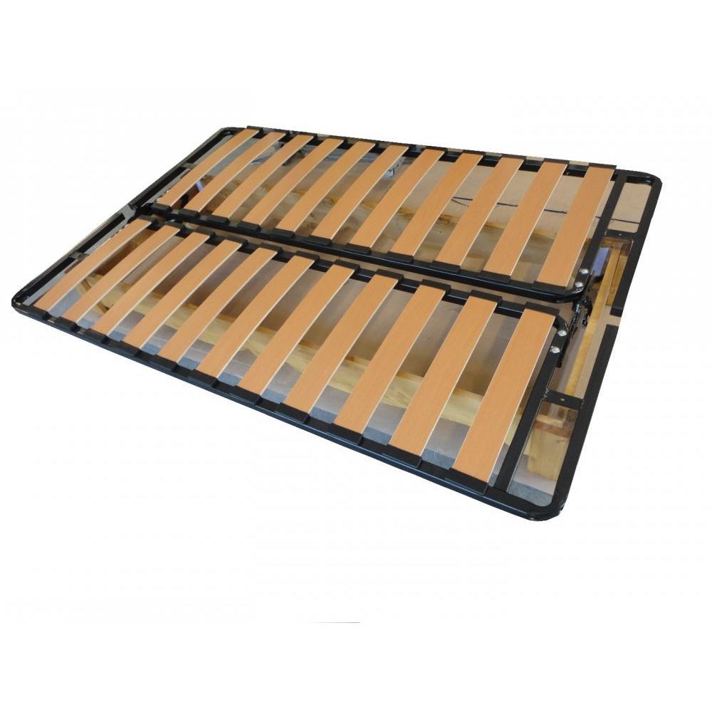 CLIC CLAC convertible KARINE rouge 130*190cm matelas confort BULTEX inclus